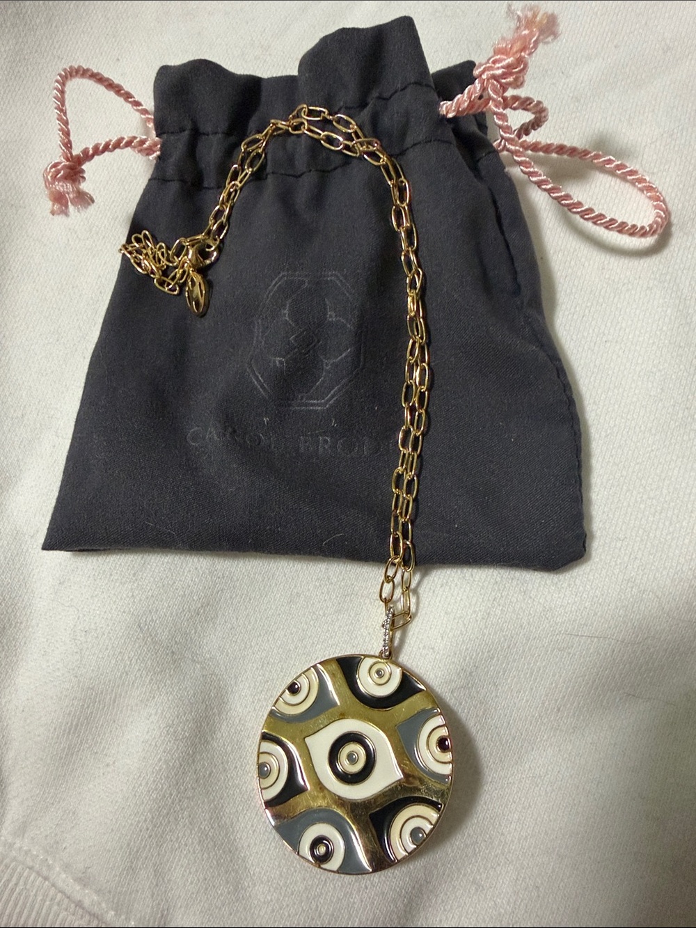 Carol Brodie Athena Evil Eye necklace